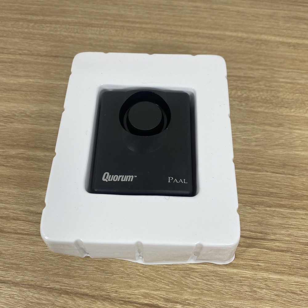 Quorum PAAL Personal Security Alarm Clip & Pull Pin Black NEW