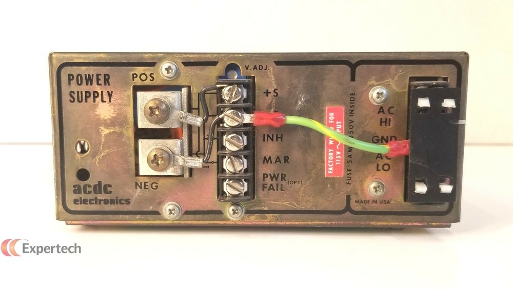 ACDC Electronics RS24N7 Power Supply, 115 VAC Input, Used
