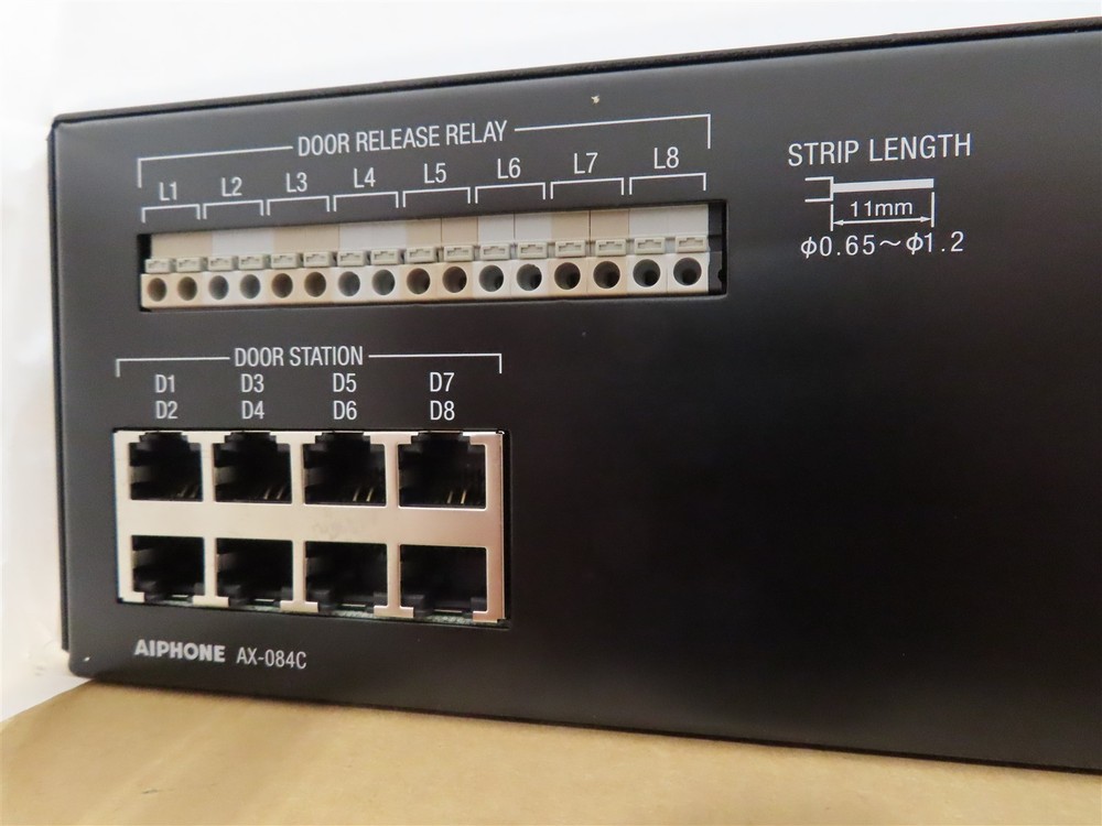 Aiphone AX-084C Central Exchange Unit 8-Door Master AX Video Intercom System