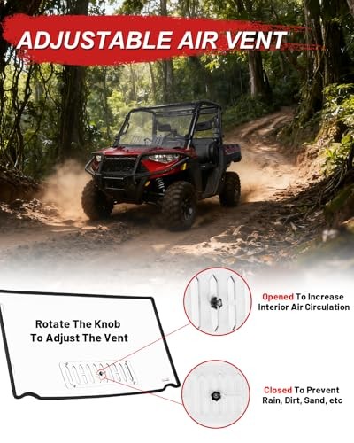 Ranger XP 1000 Ranger Front Full Windshield with Sliding Vented Windshield