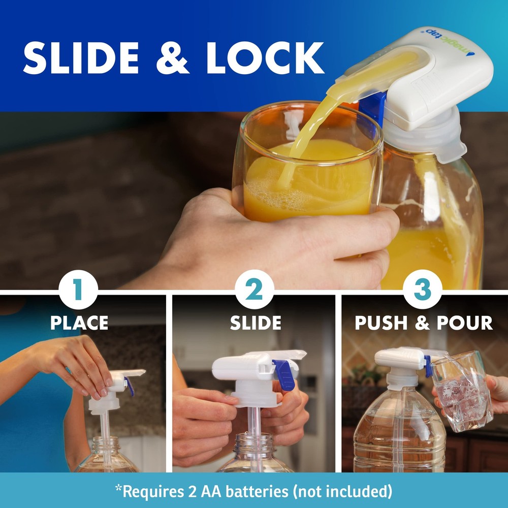 Automatic Drink Dispenser - Hands-Free Beverage Dispenser for Fridge - Perfec...