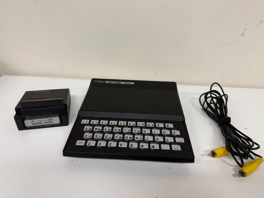 Timex Sinclair 1000 Personal Computer & RAM Cartridge - UNTESTED