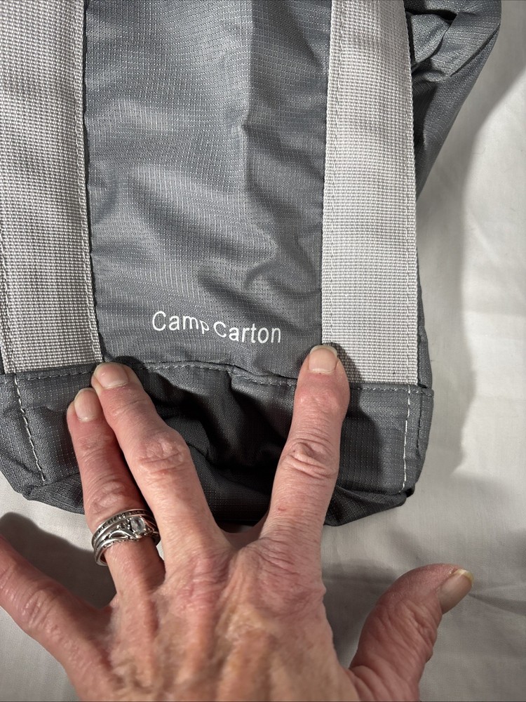 Kelty Camp Carton Storage Organization Pack For Camping Gray Adjustable Strap