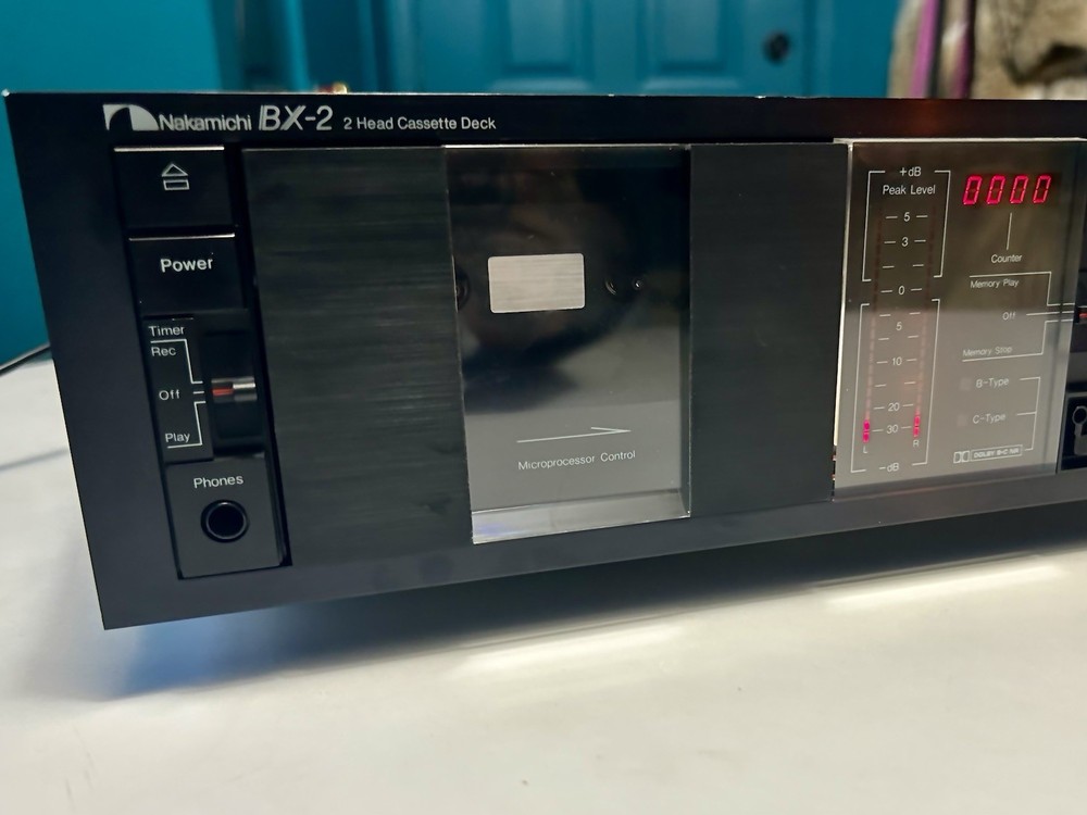 Nakamichi BX-2 2 Head Cassette Deck Working Tested
