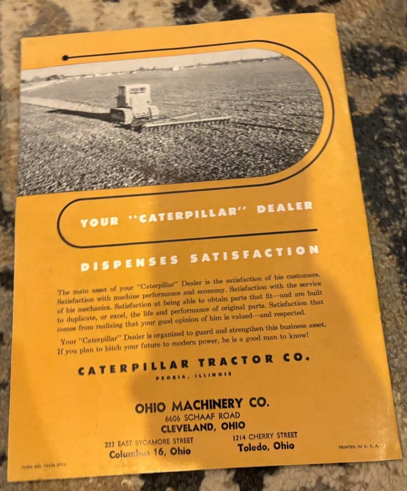 Caterpillar CAT Tilling Fields For Bigger Yields Brochure AMIL26