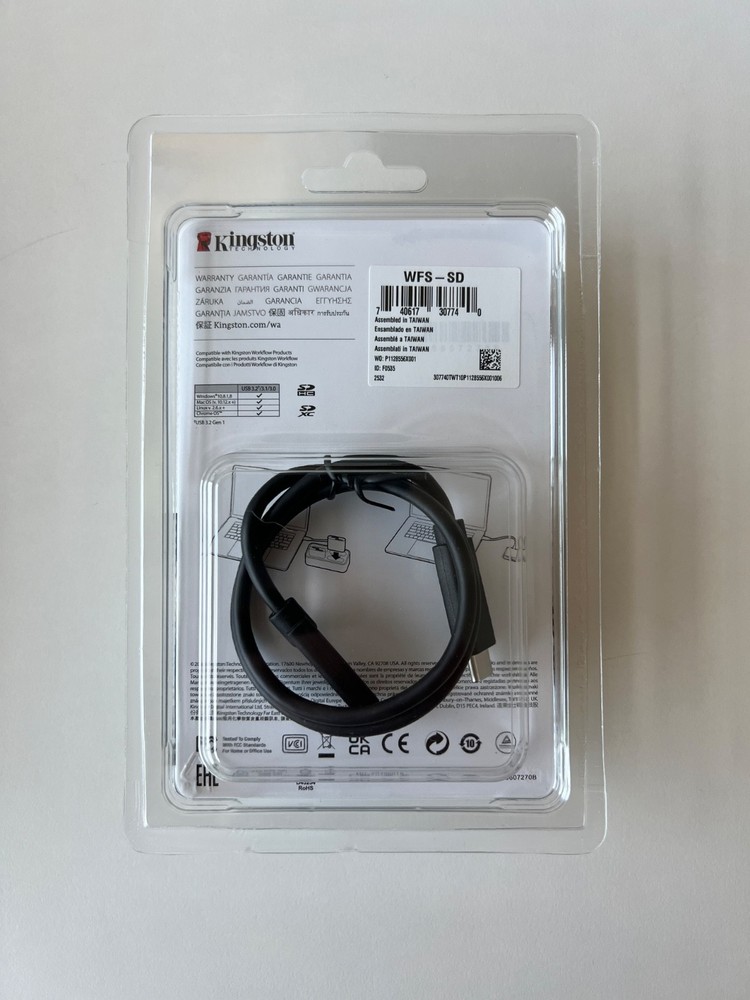 Kingston Workflow SD Reader USB 3.2 Gen 1 Workflow Dual-Slot SDHC/SDXC UHS-II...