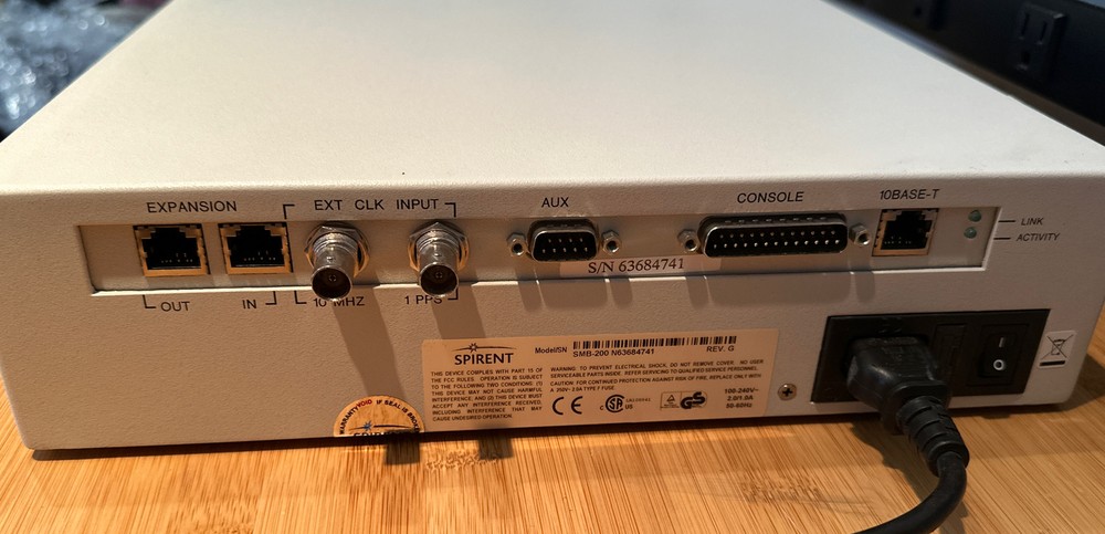 Spirent 200 Performance Analysis System With 2 x Smartbits GX-1402B