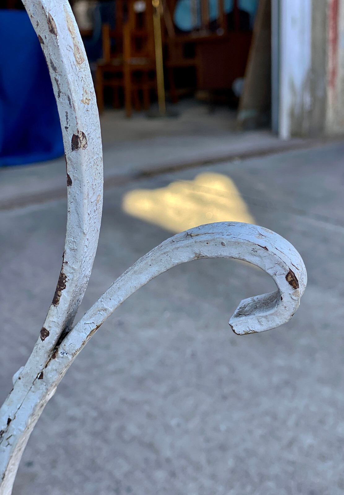 Antique Victorian Wrought Iron Outdoor Garden Plant Stand