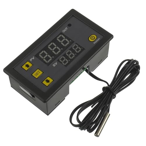 W3230 Digital Temperature Controller with NTC Temperature Probe Waterproof,LED