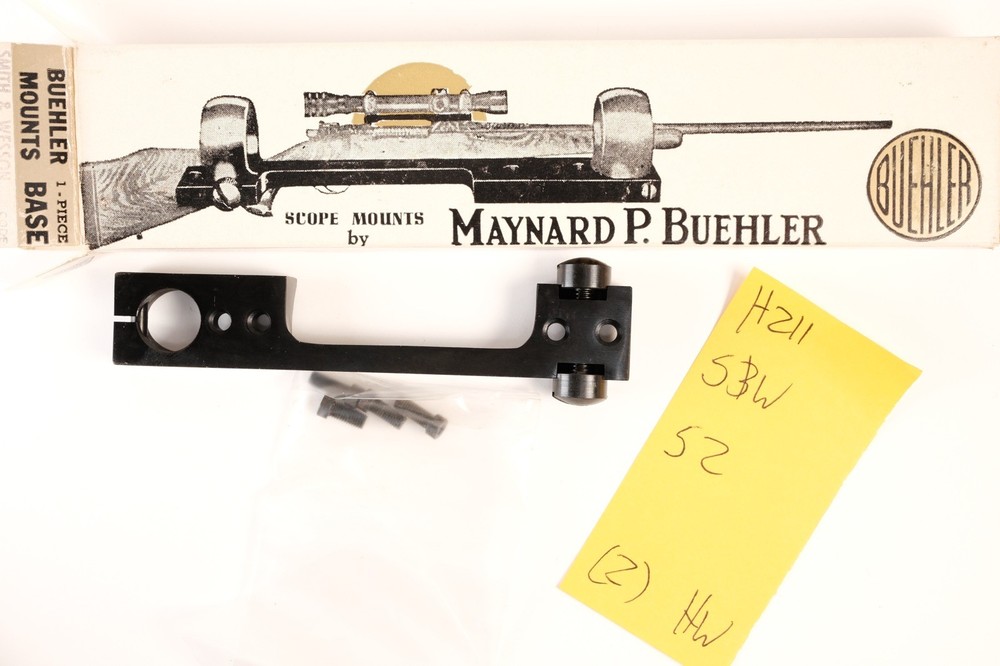 H211 Buehler Scope Mount Base Code 52 Smith & Wesson Model 52 S&W