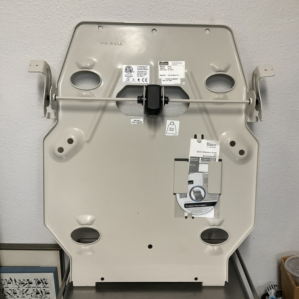 Midmark Ritter 204 Backrest For Table