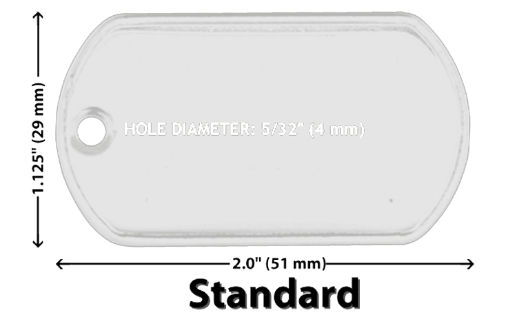WHOLESALE 10 25 50 100 BLANK STAINLESS STEEL DOG TAG MILITARY SPEC SHINY MATTE