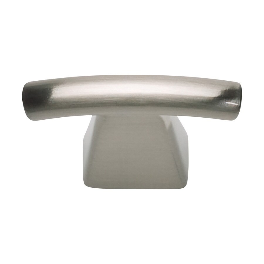 Fulcrum Brushed Nickel Rectangular Transitional Cabinet Knob 58/30
