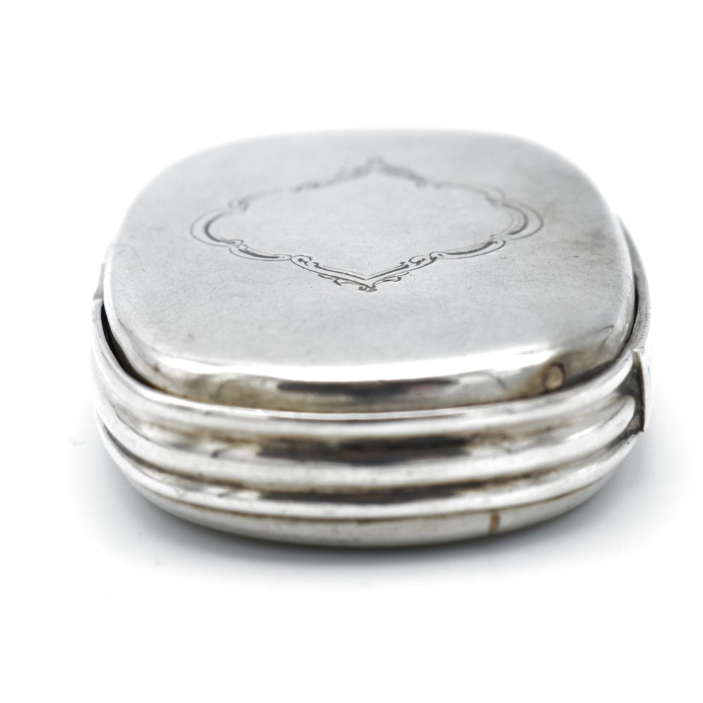 Antique Victorian Solid Silver Snuff Box George Unite 1880