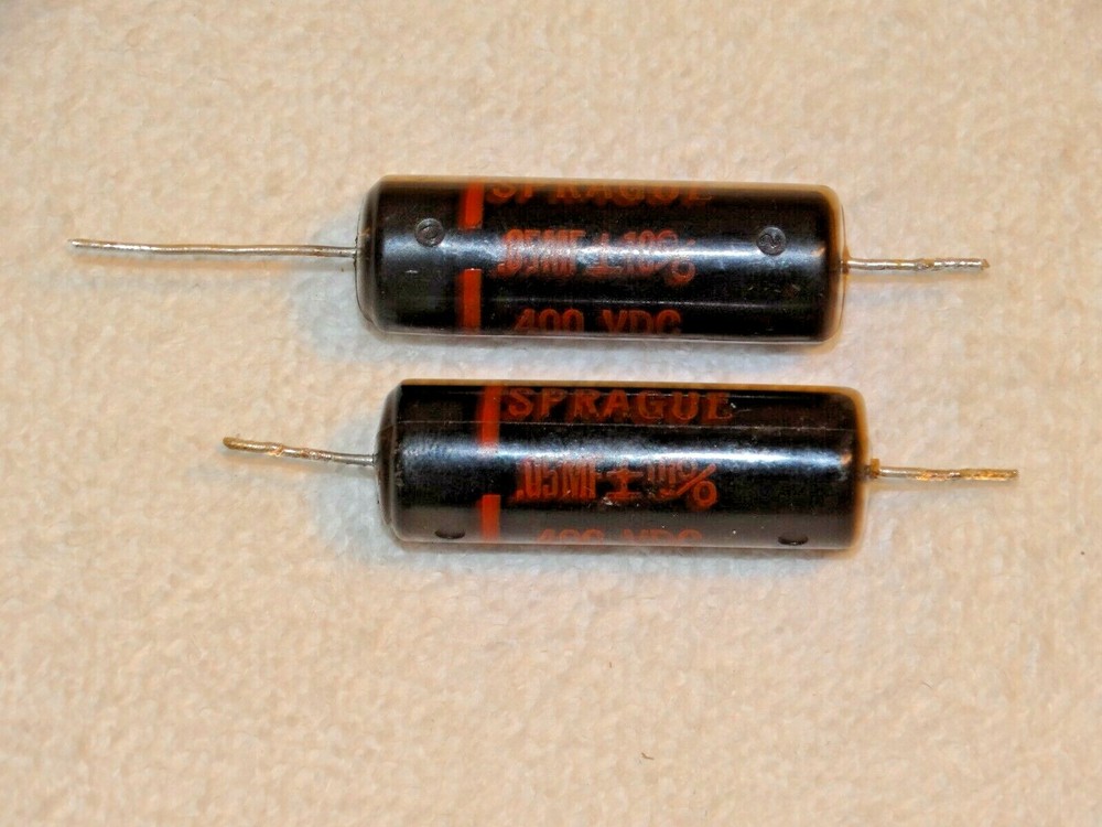 2 - Sprague Black Beauty Capacitor Pulls .05  400v  (2 offers Available)