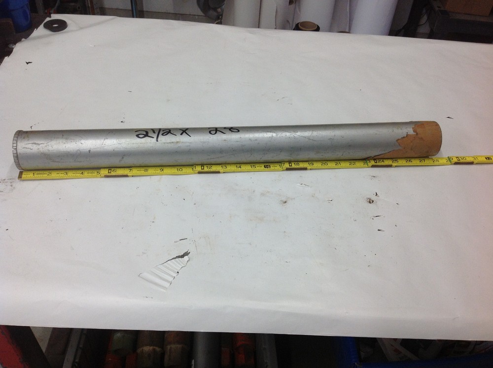 2-1/2" x 28"  -7 Thread Silver Concrete Core Hammer Drill Bit.  NEW