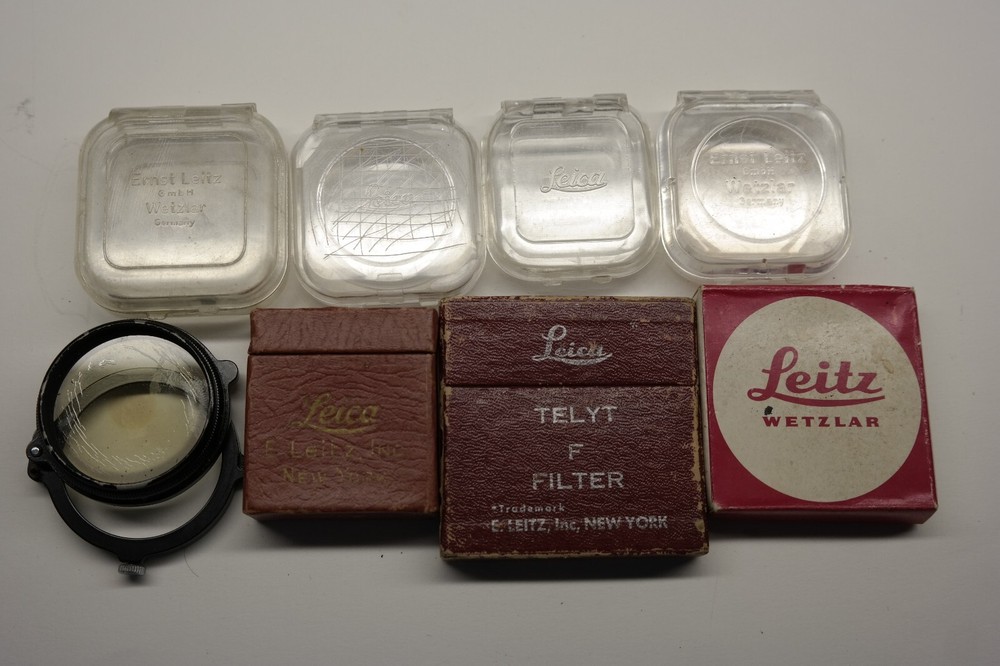 SET OF OLD LEICA BOXES