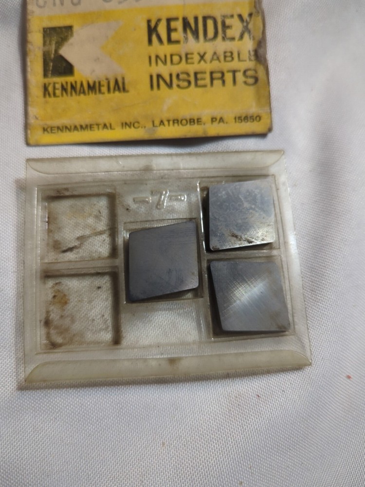 (3 PCS) KENNAMETAL K6 CNG 633 CARBIDE INSERTS (B2)