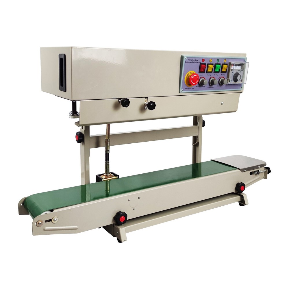 Continuous Bag Sealing Machine Sealer Color Printing 40 Characters Packing