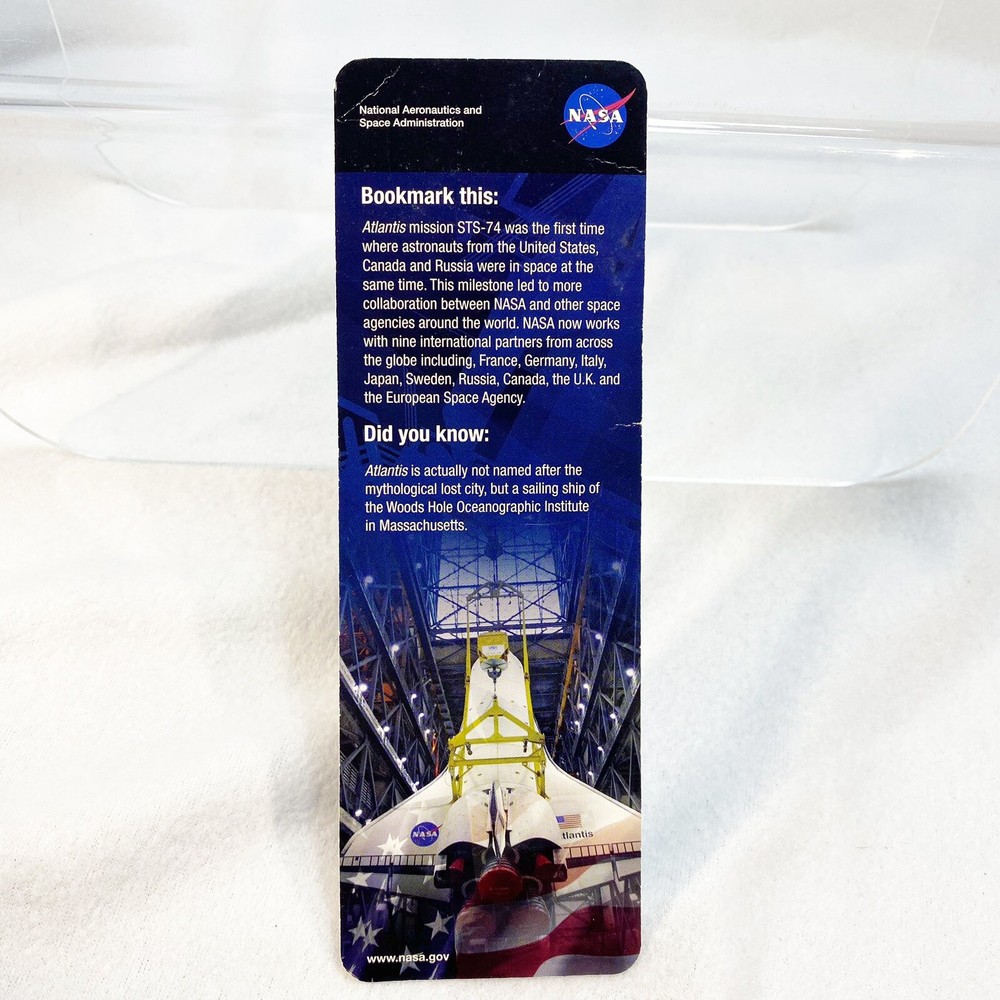 NASA Atlantis Mission STS-74 Bookmark
