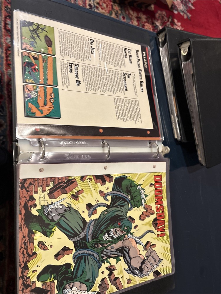 Comic Book Bio Binder