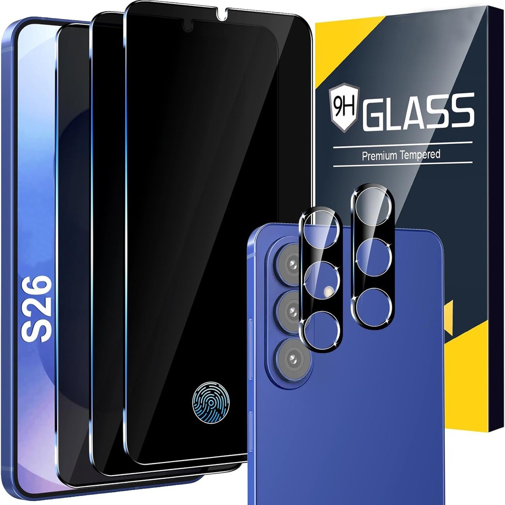 3-Pack Privacy Screen Protector Case Friendly For Samsung S26 Ultra S25 S24 S23+