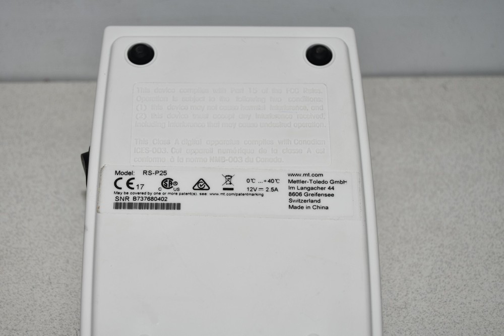 ^ Mettler Toledo Analytical Printer RS-P25 #X6681