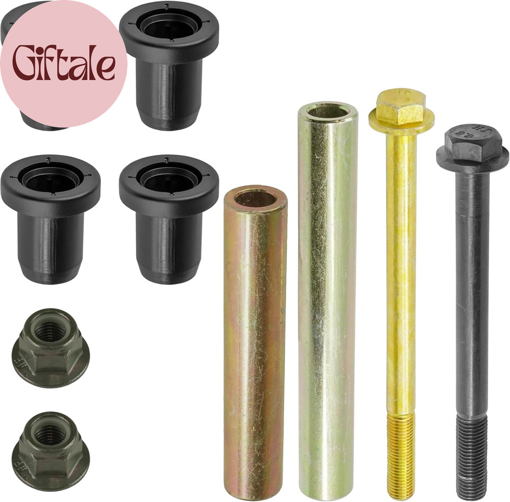 Rear Upper & Lower Left or Right Knuckle Bushing Kit Compatible with Polaris Ran