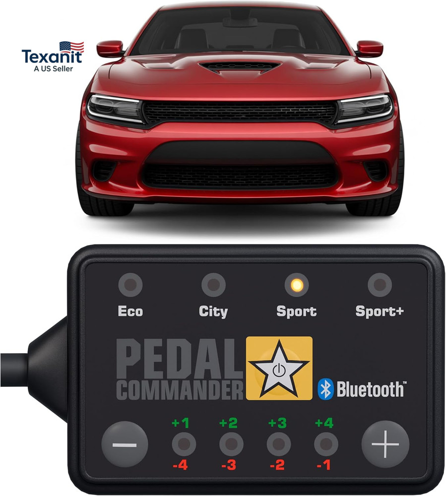 Throttle Response Controller Compatible with Dodge Charger 2007-2024 - Anti-Thef