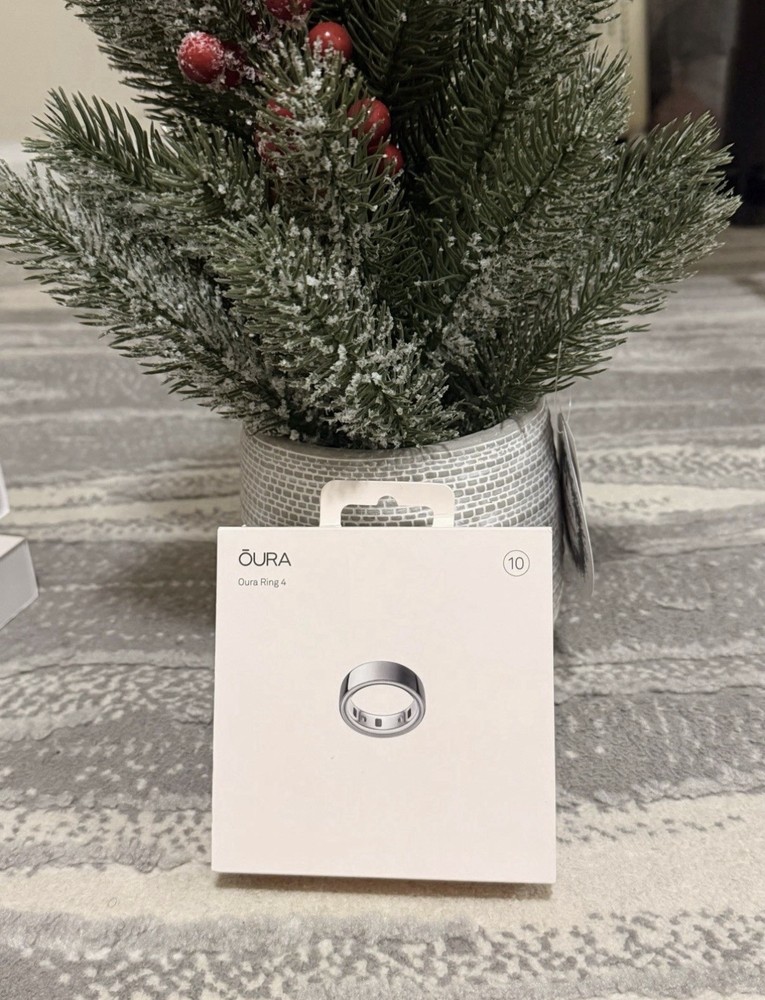 Oura Ring 4 Silver - Size 10