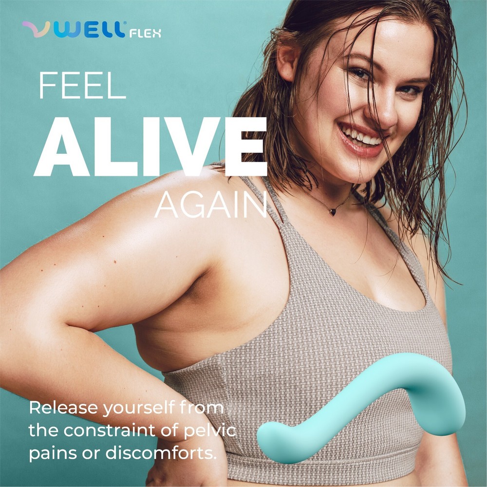 VWELL Flex Pelvic Floor Muscle Trigger Point Relaxer with Dual Active & Flexibil