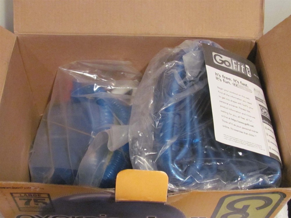 GoFit Exercise Ball (75 cm/29") with Pump-New