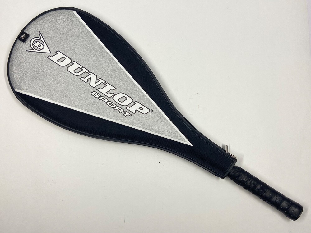 Dunlop Max Plus Ti Squash Racket And Bag. Graphite Composite. Great Shape.