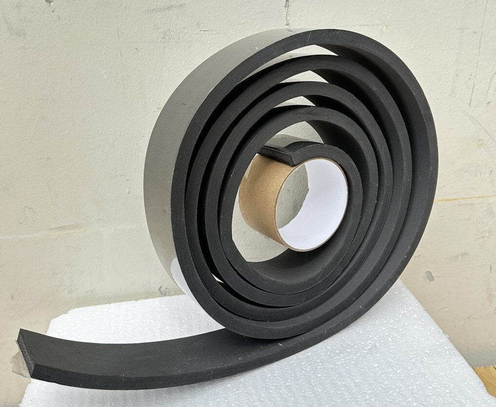 10ft Foam Strips with Adhesive, 2” X 3/8” Thick, Neoprene Weather Stripping Foam