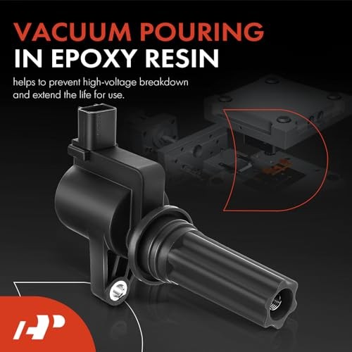 Engine Ignition Coil Pack Compatible with Jaguar S-Type 2000-2003 & Lincoln 6
