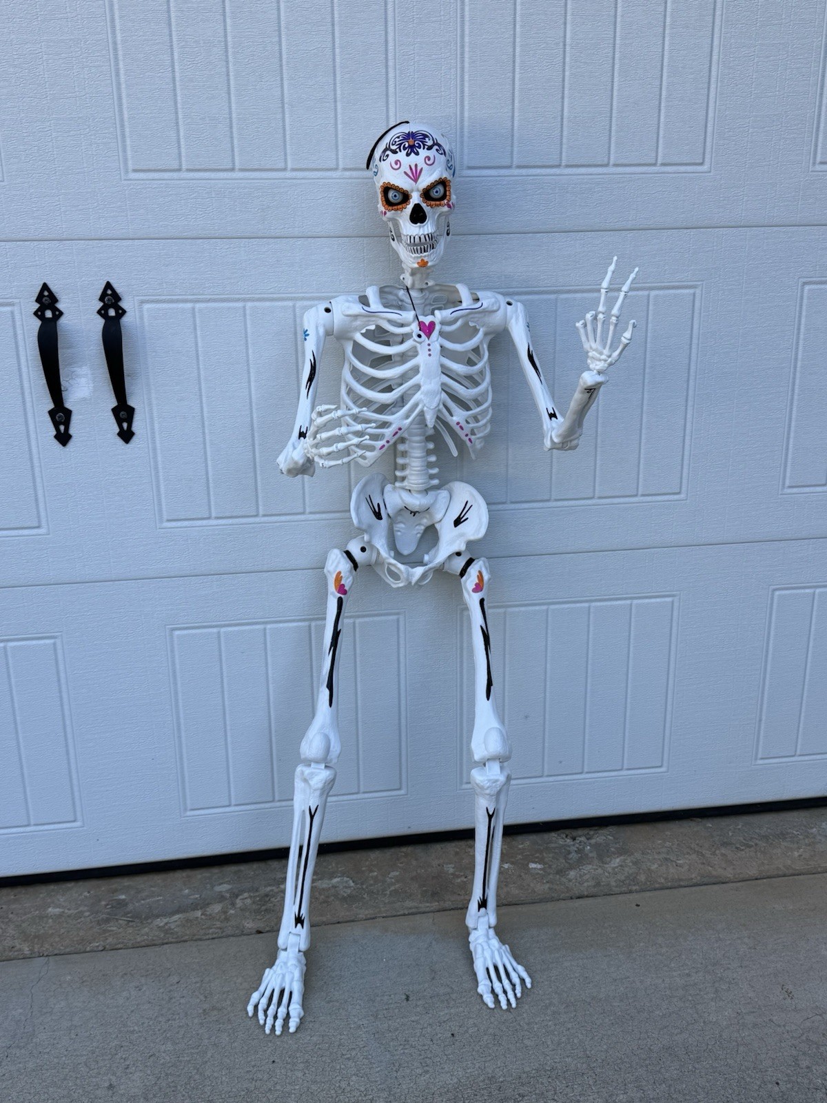 5 ft. Grave & Bones LED Ultraposeable Day of the Dead - Skeleton - RARE SOLD OUT