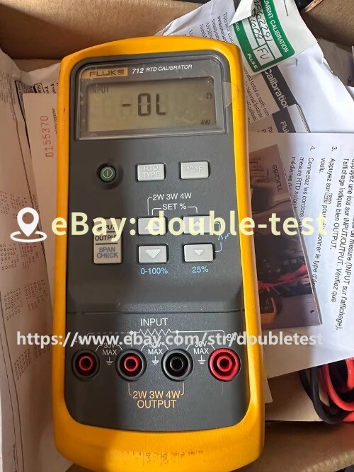 FLUKE 712 RTD PROCESS CALIBRATOR W/LEADS#pr