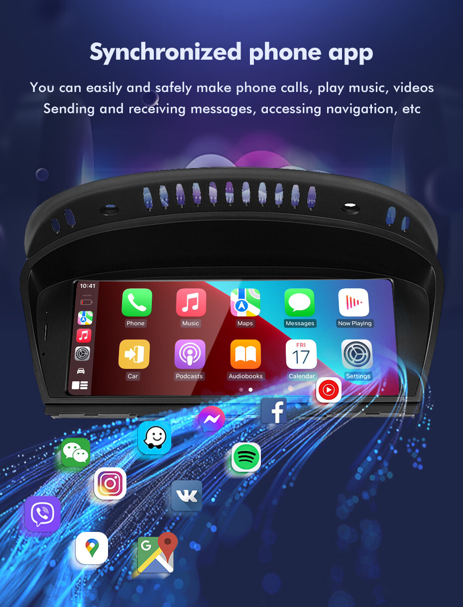 8.8" For BMW 3 5 Series E90 E60 CCC 2005-2008 Carplay Stereo Radio Screen GPS