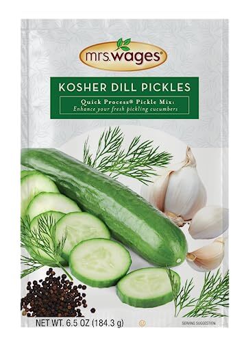 Kosher Dill Pickles Quick Process Mix Quick and Easy Simple-To-Use Traditiona...