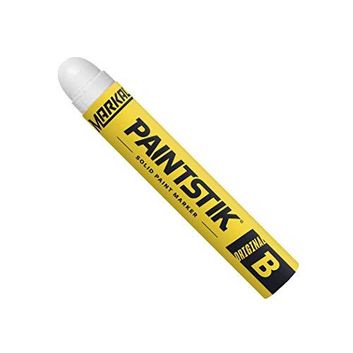 Markal 80220 B Paintstik Solid Paint Ambient Surface Marker White (12 stick