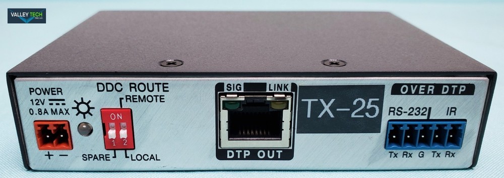 Extron DTP DVI 330 Tx Extender Video Transmitter Module with cables and AC USED