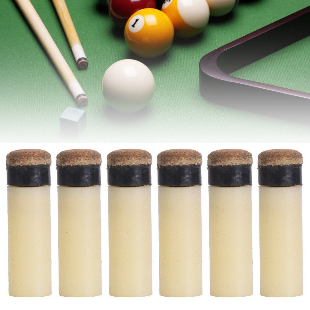 10PCS Billiards Cue Pool Tip Replacement For DIY Players Plastic+