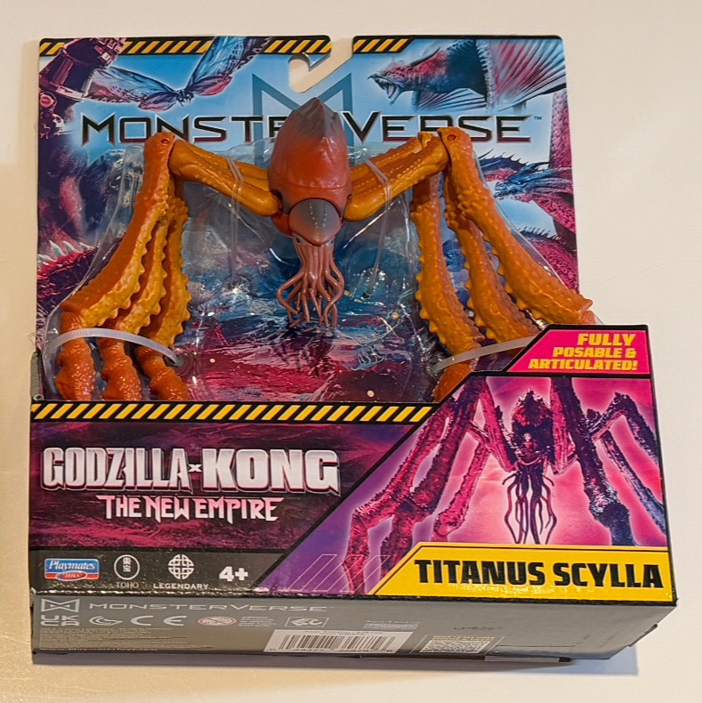 NEW! Monsterverse Godzilla x Kong King of Monsters TITANUS SCYLLA action figure