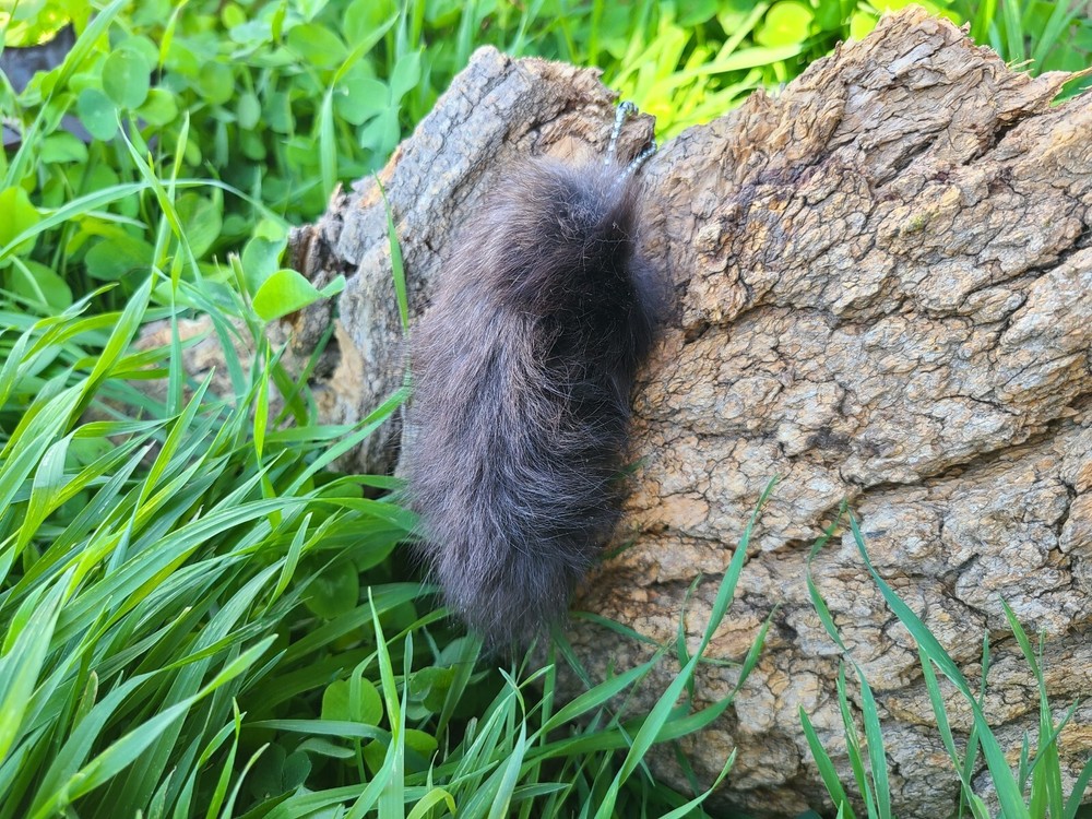 Lucky Rabbit Foot Keychain