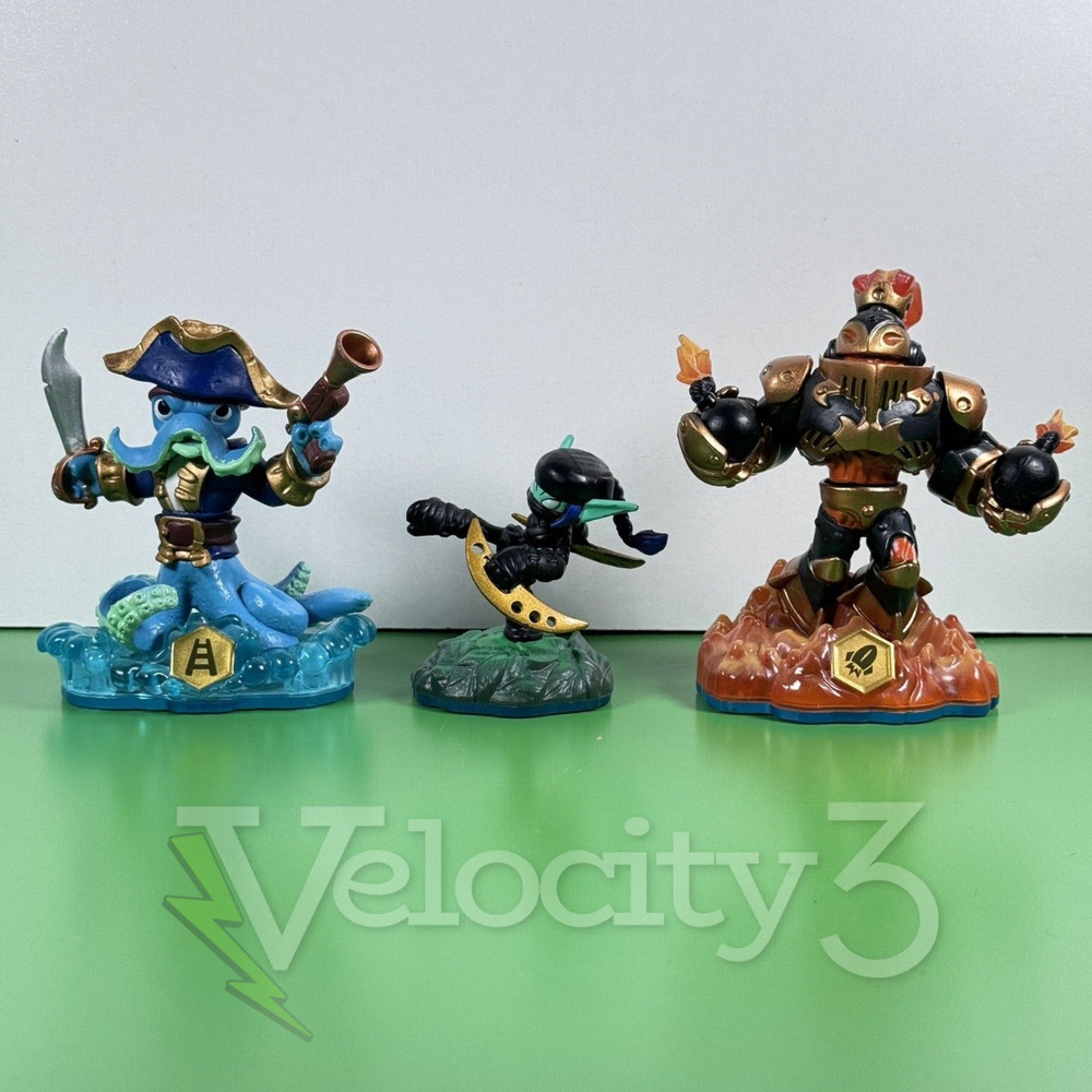 Skylanders SWAP FORCE Starter Character Bundle: BLAST ZONE, WASH BUCKLER...