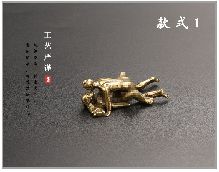 Hot 5pcs/set ornaments bronze small bronze figures personalized creative artwork