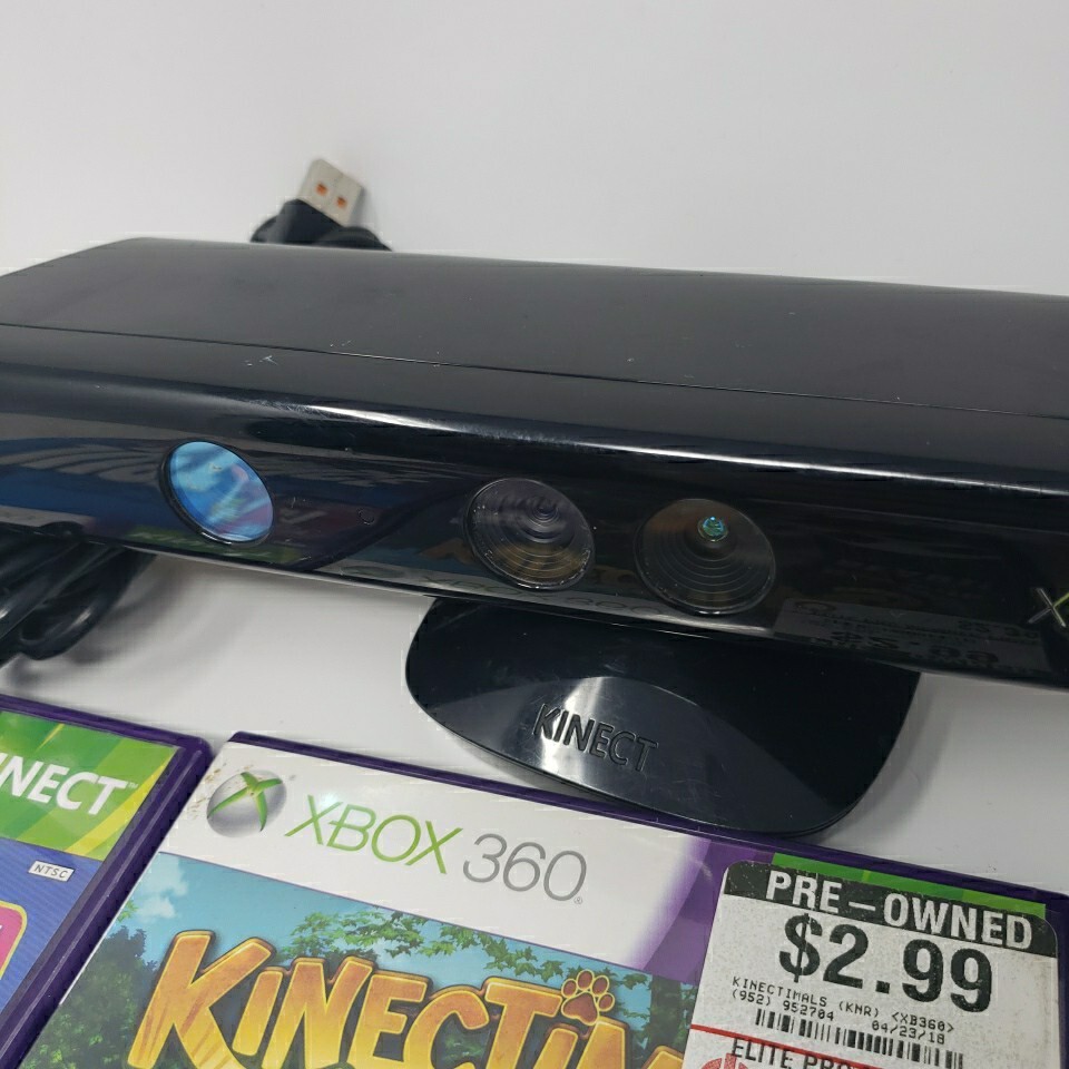 Xbox 360 Kinect Bundle - Sensor & 5 Games Cleaned and Polished Discs