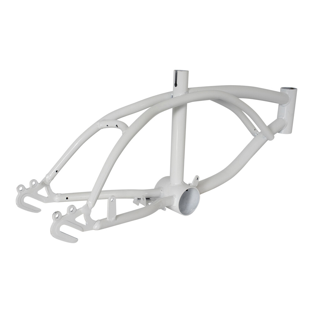 White 12" Bicycle Frame Lowrider Cruiser Bikes