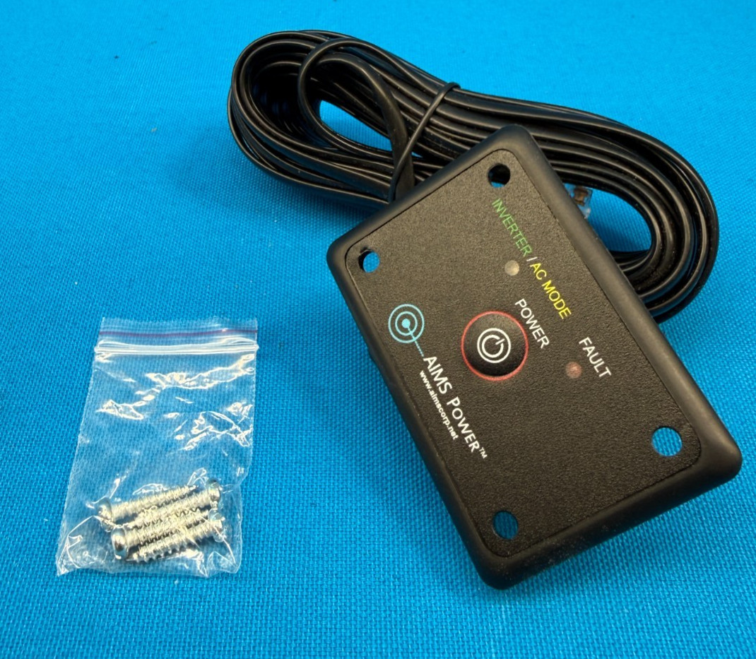 Aims Power REMOTEHF Flush-Mount Power Inverter Remote On-Off Switch