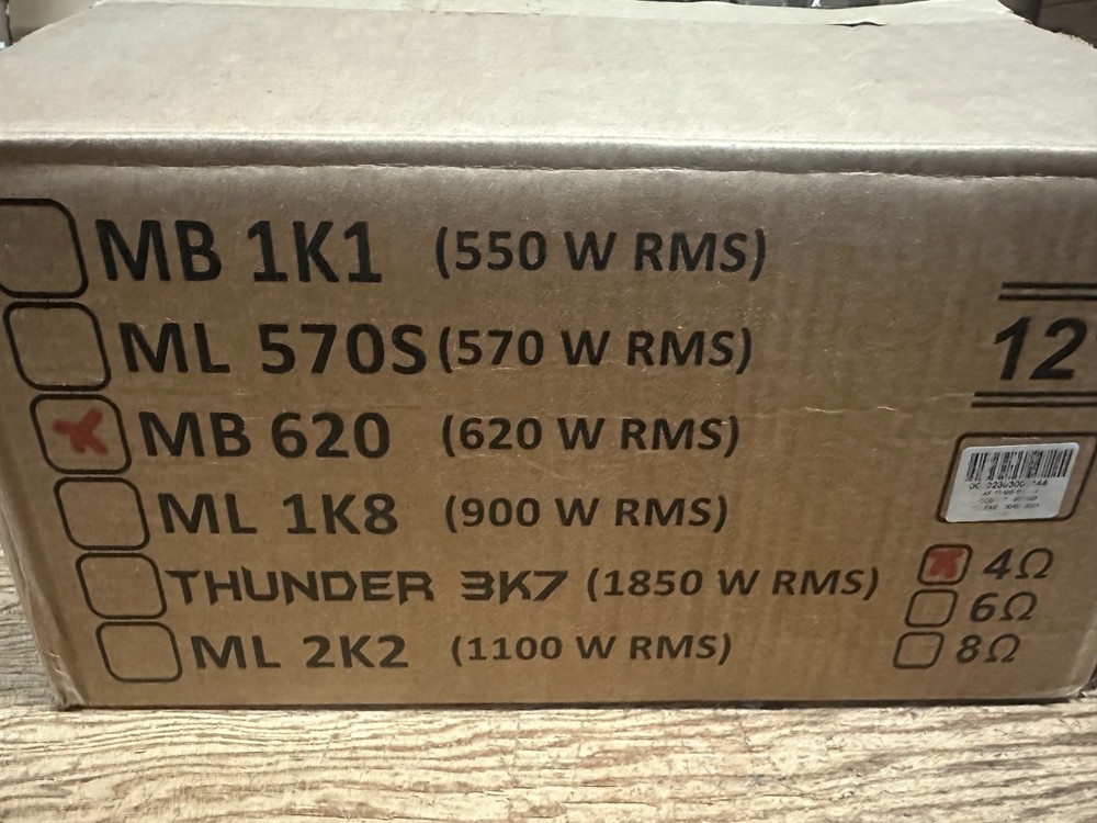 Taramps 12" MB 620 4ohm